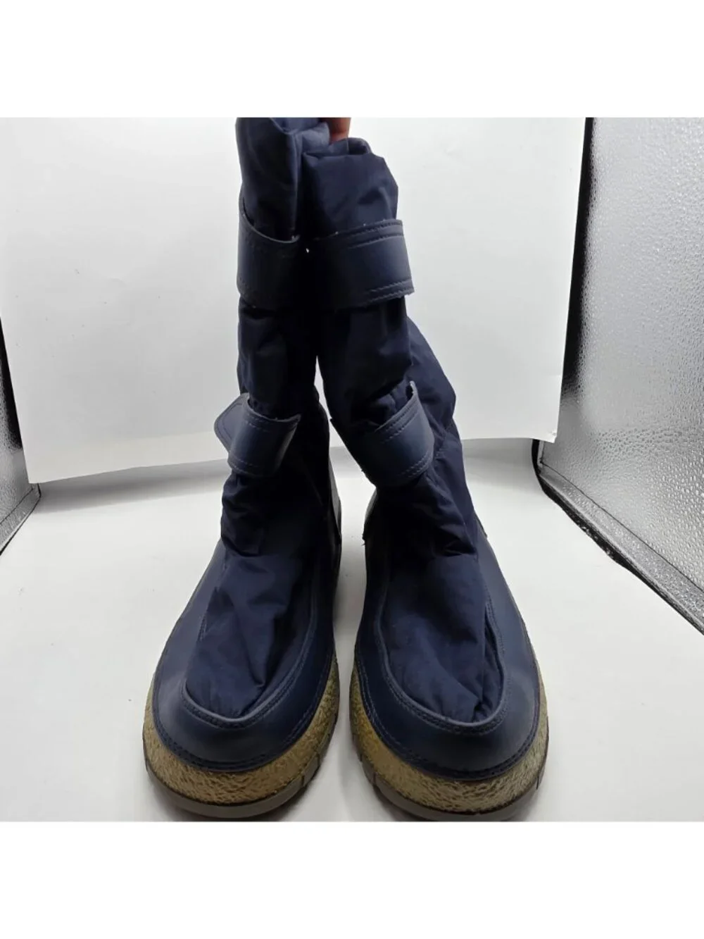 Diadora Winter Snow Boots Womens Size 9-10 Blue Insulated Warm Waterproof